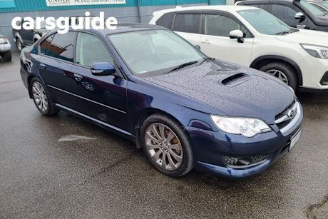 Blue 2006 Subaru Liberty Sedan GT-B