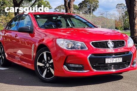 Red 2017 Holden Commodore Sedan SV6
