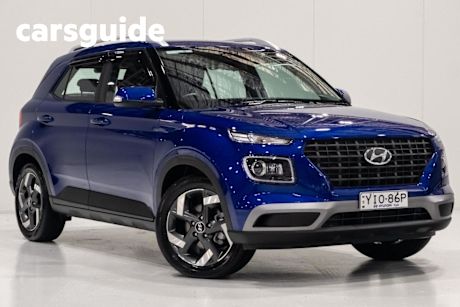 Blue 2020 Hyundai Venue Wagon Active