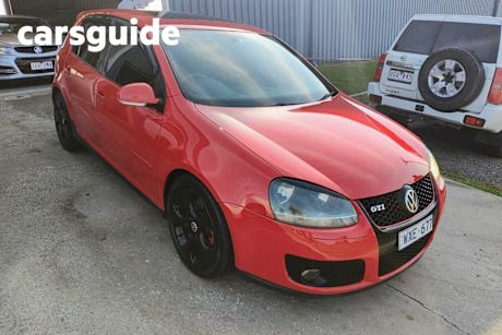 Red 2009 Volkswagen Golf Hatchback GTI