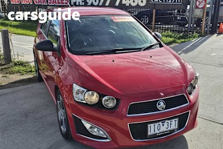 Red 2015 Holden Barina Hatchback RS