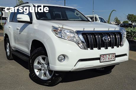 White 2015 Toyota Landcruiser Prado Wagon GXL (4X4)