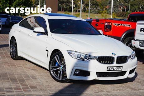 White 2015 BMW 435I Coupe Gran Coupe M Sport