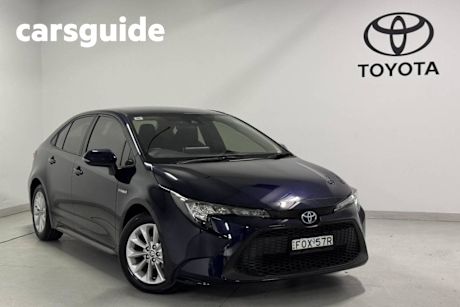 Blue 2022 Toyota Corolla Sedan Ascent Sport