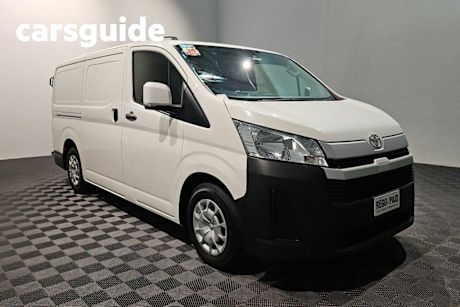 White 2020 Toyota Hiace Commercial