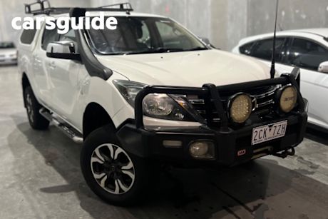 White 2018 Mazda BT-50 Dual Cab Utility XTR (4X4)