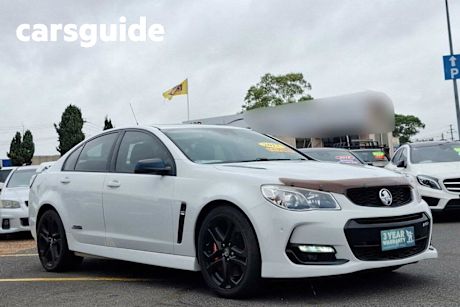 White 2017 Holden Commodore Sedan SS-V Redline