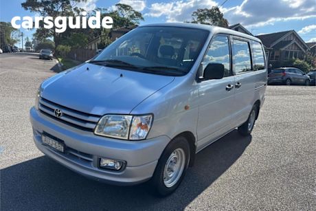 Blue 1998 Toyota Spacia Wagon