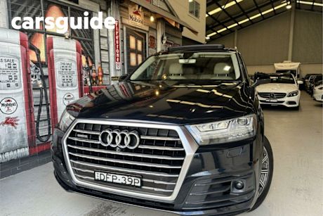 Blue 2015 Audi Q7 Wagon 3.0 TDI Quattro