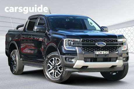 Black 2024 Ford Ranger Double Cab Pick Up Sport 3.0 (4X4)