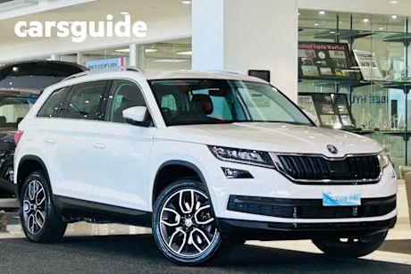 White 2021 Skoda Kodiaq Wagon 132 TSI (4X4)
