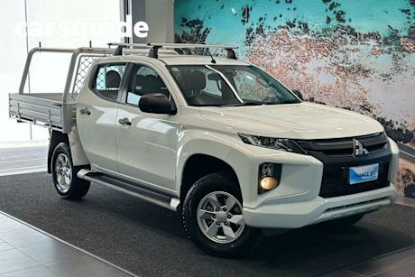 White 2022 Mitsubishi Triton Double Cab Pick Up Glx+ (4X4)