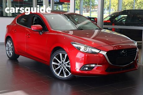 Red 2018 Mazda 3 Hatchback SP25 Astina