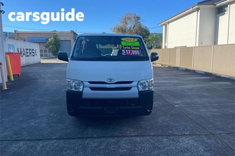White 2014 Toyota Hiace Van LWB