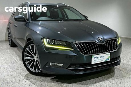 Grey 2019 Skoda Superb Wagon 162 TSI