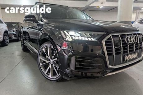 Black 2020 Audi Q7 Wagon 50 TDI Quattro Mhev