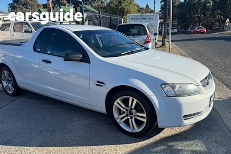 White 2008 Holden Commodore Utility Omega