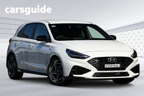 White 2025 Hyundai I30 Hatchback N Line Mhev