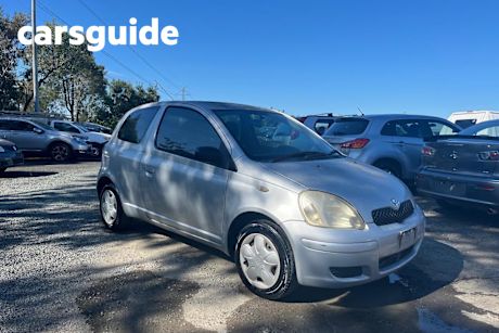 Silver 2003 Toyota Echo Hatchback