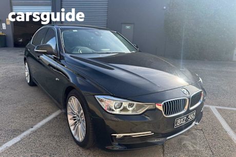 Black 2014 BMW 320I Sedan High Line
