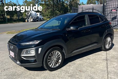Black 2017 Hyundai Kona Wagon Elite