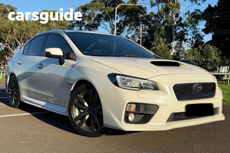 White 2016 Subaru WRX Sedan (AWD)