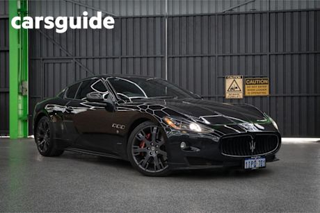 Black 2010 Maserati Granturismo Coupe S M/C
