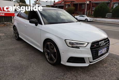 White 2018 Audi S3 Hatchback S/Back 2.0 Tfsi Quattro BLK ED