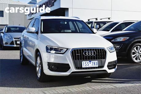White 2014 Audi Q3 Wagon 2.0 TDI Quattro (103KW)