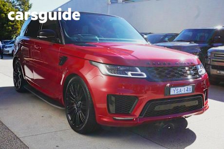 Red 2019 Land Rover Range Rover Sport Wagon V8 SC HSE Dynamic(386KW)