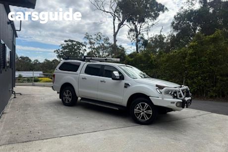 White 2015 Ford Ranger Crew Cab Pickup XLT 3.2 HI-Rider (4X2)