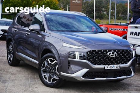 Grey 2023 Hyundai Santa FE Wagon Highlander HEV (6 Seat)