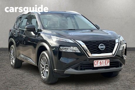 Black 2023 Nissan X-Trail Wagon ST (4WD) 7 Seat