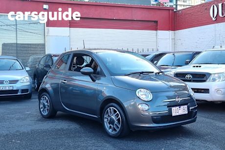 Grey 2013 Fiat 500 Hatchback POP