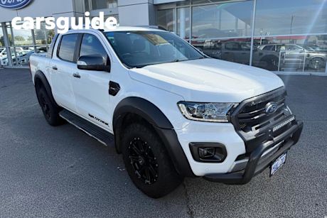 White 2020 Ford Ranger Double Cab Pick Up Wildtrak 2.0 (4X4)