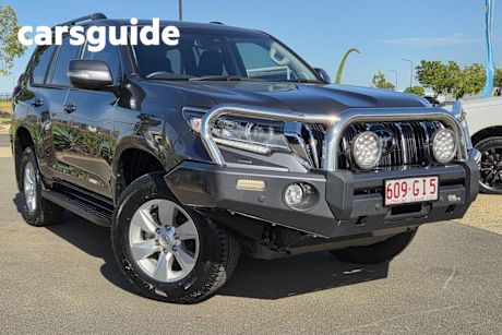 Grey 2022 Toyota Landcruiser Prado Wagon GXL Flat Tailgate