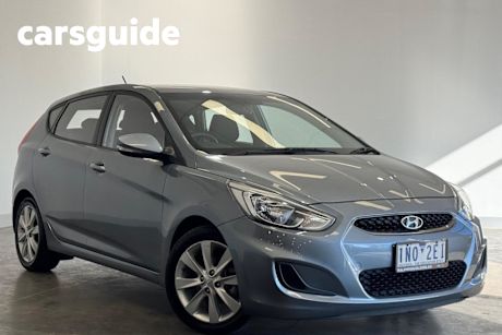 Silver 2018 Hyundai Accent Hatchback Sport