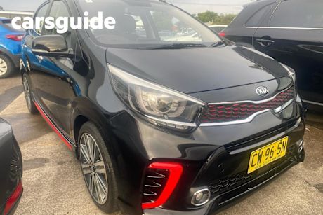 Black 2018 Kia Picanto Hatch GT-Line