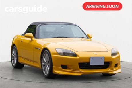 Yellow 1999 Honda S2000 Convertible