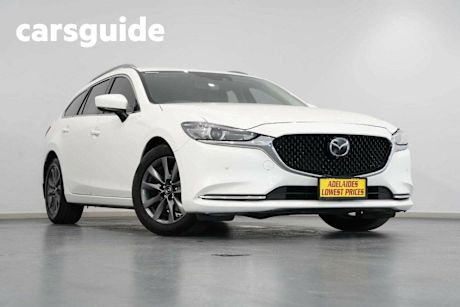 White 2021 Mazda 6 Wagon Touring