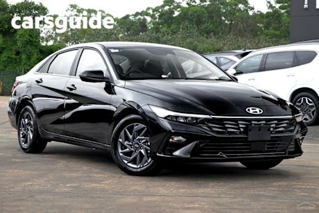 Black 2025 Hyundai I30 Sedan HEV 1.6P DCT