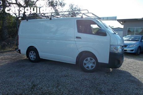 White 2011 Toyota Hiace Van LWB