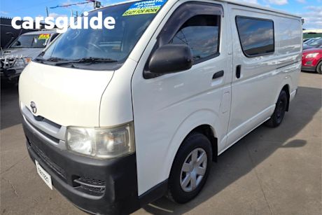 White 2007 Toyota Hiace Van LWB