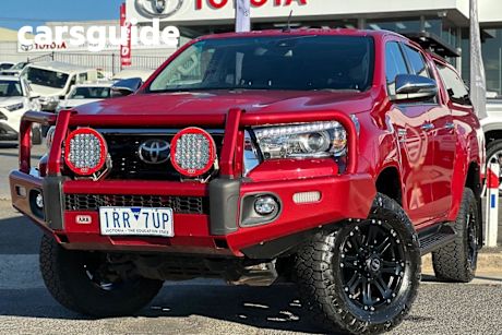 Red 2020 Toyota Hilux Double Cab Pick Up SR5 (4X4)