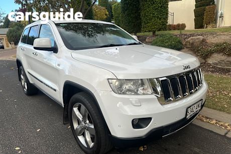 White 2012 Jeep Grand Cherokee Wagon Limited (4X4)