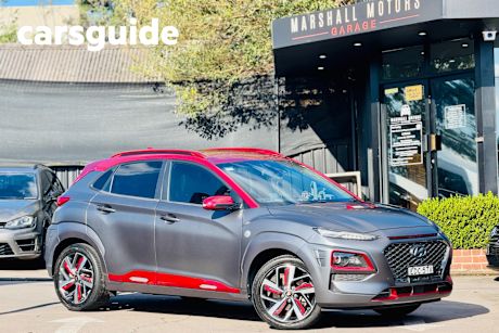 Grey 2019 Hyundai Kona Wagon Iron MAN Edition