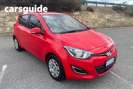 Red 2013 Hyundai I20 Hatchback Active