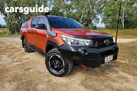 Red 2019 Toyota Hilux Double Cab Pick Up Rugged X (4X4)