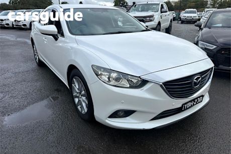 White 2013 Mazda 6 Sedan Touring
