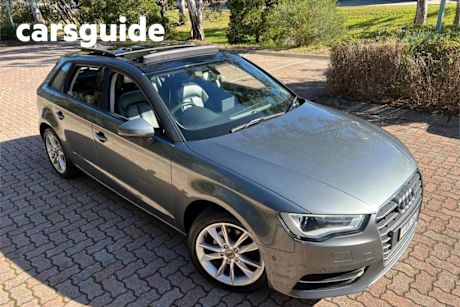 Grey 2014 Audi A3 Hatchback Sportback 1.4 Tfsi Attraction